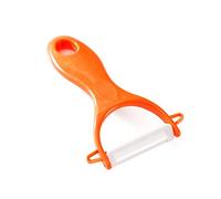 HJUGHPN Peeler Ceramic Fruit Vegetable Potato Carrot Cucumber Peeler Kitchen Gadgets(Orange)