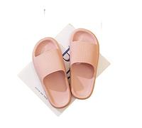 HJUGHPN Womens Slippers Man Women Thick Platform Slippers Soft Sole Slide Sandals Indoor Bathroom Anti-slip Flip Flop(Pink,38-39)