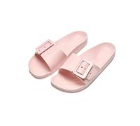 HJUGHPN Womens Slippers Women Female Indoor Home House Slipper Bathroom Shower Slippers Women Summer Soft Sole Beach Casual Slide(Pink,3.5 UK)