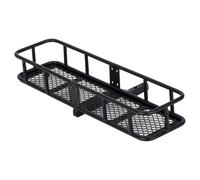 hjuink Compatible With Axial For SCX10 90046 AXI03007 For Traxxas For TRX4 D90 TF2 1/10 RC Crawler Car Parts Metal Rear Bumper Back Hitch Carrier RC Accessories
