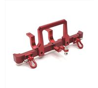 hjuink Compatible With MN82 1/12 Remote Control Car Upgrade Parts Replacement Accessories Metal Upgrade Front Rear Bumper Kit RC Accessories(Red)