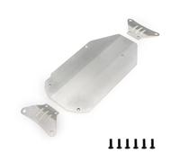 hjuink Compatible With Tamiya For TT02 For TT-02 1/10 RC Car Upgrades Parts Stainless Steel For Chassis Gearbox Protector Skid Plate