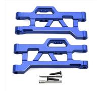 hjuink Compatible With TRAXXAS For MINI For MAXX MONSTER TRUCK RC Car Upgrade Accessories Aluminum Alloy Front Down For Swing Arms Kit RC Accessories(Blue)
