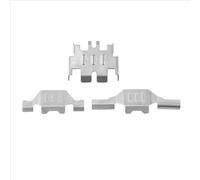hjuink Compatible With TRX4M 1/18 RC Crawler Car Upgrade Parts Accessories Stainless Steel Skid Plate Axle Protector For Chassis RC Accessories