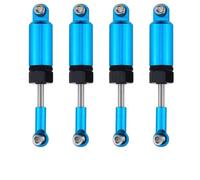 hjuink Compatible With WPL C-14 C-24 1/16 RC Car For Pickup Crawler Half Truck Upgrade Parts Accessories 4Pcs Metal Shock Absorber RC Accessories(Blue)