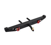 hjuink Rc Car Bull Bars Compatible With Traxxas For Trx-4 For Axial For Scx10 90046 1/10 Rc Crawler Metal Rear Bumper With Light With Tow Hitch Shackles