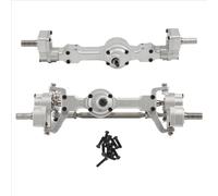 hjuink RC car front rear axle Compatible With MN D90 For MN-90 MN96 For MN98 For MN99S MN45 1/12 RC Car Upgrade Parts Accessories Metal Front Rear Portal Axle