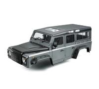 hjuink RC Cars Crawler Parts Compatible With Axial SCX10 90046 TRX4 For Defender D110 Hard Plastic 313mm 12.3in Wheelbase Body Shell 1/10 RC Crawler Car(Gray)