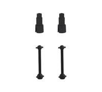 hjuink RC Cars Drive shafts Compatible With LDRC A86 LD1801 LD1802 LD1803 LD1804 A01 A02 1/18 RC Car Upgrade Parts Accessories 2pcs Metal Plastic Drive Shaft CVD(LA0049 Plastic)