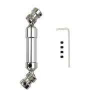 hjuink RC Cars Drive shafts Compatible With Wltoys 12427 12423 12428 12429 1/12 RC Car Upgrade Parts Accessories Metal Rear Drive Shaft 80mm-100mm(Silver)