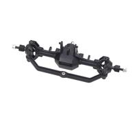 hjuink RC front rear axle Compatible With Traxxas For Trx-4m 1/18 RC Crawler Cars Upgrade Parts Modification Spare Front Rear Axle Set Complete Servo Mount(Front)