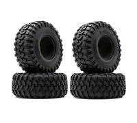 hjuink RC tires Compatible With Axial For SCX10 RR10 For Wraith For For TRAXXAS TRX4 TRX6 4PCS 130MM 2.2 Rubber Tyres Wheel Tires For 1/10 RC Crawler Car