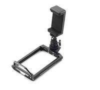 hjuink RC Upgrade Accessory Compatible With Flysky For Noble For NB4 NB4 Pro NB4+ Remote Control Metal Transmitter Protector Frame And Phone Holder YA-0711BK(Black)