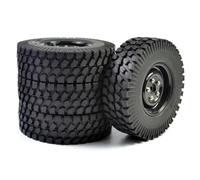 hjuink Remote Control Car Tire Compatible With Axial For SCX10 For TAMIYA CC01 D90 1/10 RC Crawler Car Upgrade Parts 4pcs Tires 1.9 Inch Plastic Wheel Tyres 98MM