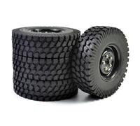 hjuink Remote Control Car Tire Compatible With Axial For SCX10 For TAMIYA CC01 D90 1/10 RC Crawler Car Upgrade Parts 4pcs Tires 1.9 Inch Plastic Wheel Tyres 98MM