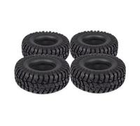 hjuink Remote Control Car Tire Compatible With Axial For SCX10 For TRX6 For TRX-4 D90 For Capra 1/10 RC Crawler Car Parts 4PCS Set Rubber 1.9 Wheel Tires 114 * 42mm Tyres