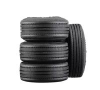 hjuink Remote Control Car Tire Compatible With Axial For Scx24 9008 For Jimny For Suzuki For Tamiya 1/18 1/24 Rc Crawler Truck Parts Tires Sponge Butyl Rubber 1 Inch