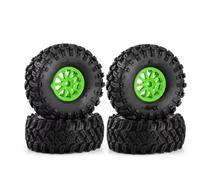 hjuink Remote Control Car Tire Compatible With YIKONG YK4082 YK4083 14150 1/8 RC For Buggy Upgrade Parts Vehicle 2.2Inch Tire Anti-skid Wear-resistant R151(Green)