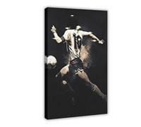 HJUKKM Diego Armando Maradona Poster Canvas Poster Wall Art Decor Print Picture Paintings for Living Room Bedroom Decoration 08x12inch(20x30cm)