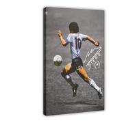 HJUKKM Diego Maradona Poster (1) Canvas Poster Wall Art Decor Print Picture Paintings for Living Room Bedroom Decoration 20x30inch(50x75cm)