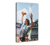 HJUKKM Diego Maradona Poster (2) Canvas Poster Bedroom Decor Landscape Office Room Decor Gift 08x12inch(20x30cm)