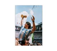 HJUKKM Diego Maradona Poster (2) Canvas Poster Wall Art Decor Print Picture Paintings for Living Room Bedroom Decoration 20x30inch(50x75cm)
