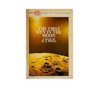 HJUKKM H. G. WELLS - The First Men in The Moon Canvas Poster Wall Art Decor Print Picture Paintings for Living Room Bedroom Decoration 08x12inch(20x30cm)