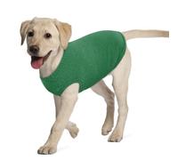 Hjumarayan Dog Tshirt - Summer Knitted Jumpers Soft Stretchy Clothes for Medium Dogs Shirts, Striped T shirt for French Bulldog, Border Collie, Stocky Beagle (Emerald Green XL)