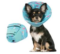 Hjumarayan Soft Dog Cone - Cones after Surgery Soft, Buster Collars for Dogs, Cone for Dogs Prevent Licking, Comfy Recovery Collars, Medical Neck Collar to Stop Licking Wound (Blue XS)