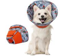 Hjumarayan Soft Dog Cone - Cones after Surgery Soft, Buster Collars for Dogs, Cone for Dogs Prevent Licking, Comfy Recovery Collars, Medical Neck Collar to Stop Licking Wound (Red XS)