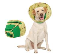 Hjumarayan Soft Dog Cone - Cones after Surgery Soft, Buster Collars for Dogs, Cone for Dogs Prevent Licking, Comfy Recovery Collars, Medical Neck Collar to Stop Licking Wound (Green XL)