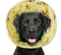 Hjumarayan Soft Dog Cone - Cones after Surgery Soft, Buster Collars for Dogs, Cone for Dogs Prevent Licking, Comfy Recovery Collars, Medical Neck Collar to Stop Licking Wound (Green L)