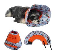 Hjumarayan Soft Dog Cone - Cones after Surgery Soft, Buster Collars for Dogs, Cone for Dogs Prevent Licking, Comfy Recovery Collars, Medical Neck Collar to Stop Licking Wound (Red S)