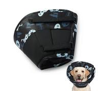 Hjumarayan Soft Dog Cone - Cones after Surgery Soft, Buster Collars for Dogs, Cone for Dogs Prevent Licking, Comfy Recovery Collars, Medical Neck Collar to Stop Licking Wound (Black M)