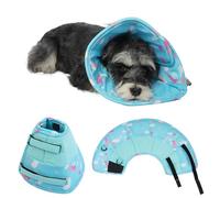 Hjumarayan Soft Dog Cone - Cones after Surgery Soft, Buster Collars for Dogs, Cone for Dogs Prevent Licking, Comfy Recovery Collars, Medical Neck Collar to Stop Licking Wound (Blue S)