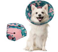 Hjumarayan Soft Dog Cone - Cones after Surgery Soft, Buster Collars for Dogs, Cone for Dogs Prevent Licking, Comfy Recovery Collars, Medical Neck Collar to Stop Licking Wound (Pink XS)