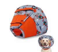 Hjumarayan Soft Dog Cone - Cones after Surgery Soft, Buster Collars for Dogs, Cone for Dogs Prevent Licking, Comfy Recovery Collars, Medical Neck Collar to Stop Licking Wound (Red M)
