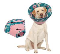 Hjumarayan Soft Dog Cone - Cones after Surgery Soft, Buster Collars for Dogs, Cone for Dogs Prevent Licking, Comfy Recovery Collars, Medical Neck Collar to Stop Licking Wound (Pink L)