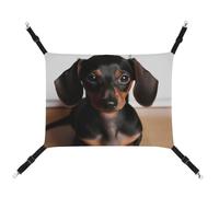 HJUQNGF Cat Hammock Soft Breathable Pet Hanging Hammock with Metal Hooks Cute Wiener Sausage Dog Sleeping Hammock Portable Cat Cage Bed for Cats Small Dogs Small Animals