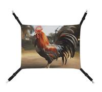 HJUQNGF Cat Hammock Soft Breathable Pet Hanging Hammock with Metal Hooks Proud Rooster Sleeping Hammock Portable Cat Cage Bed for Cats Small Dogs Small Animals