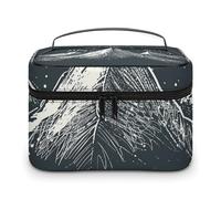 HJUQNGF Cosmetic Bag Portable Berries And Fruits Toiletry Bag Large Capacity Travel Makeup Bag Beauty Makeup Organizer for Full-Sized Shampoo Conditioner Brushes Set Makeup Accessories, Hand Drawn