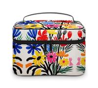 HJUQNGF Cosmetic Bag Portable There Is A Fox in The Tree Toiletry Bag Large Capacity Travel Makeup Bag Beauty Makeup Organizer for Full-Sized Shampoo Conditioner Brushes Set Makeup Accessories, Paper