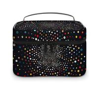 HJUQNGF Cosmetic Bag Portable There Is A Fox in The Tree Toiletry Bag Large Capacity Travel Makeup Bag Beauty Makeup Organizer for Full-Sized Shampoo Conditioner Brushes Set Makeup Accessories, Color