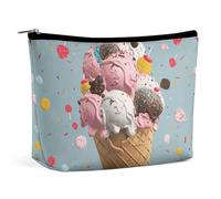 HJUQNGF Hedgehog Watercolor Painting Cosmetic Bag Portable Toiletry Bag Large Capacity Travel Makeup Bags Beauty Makeup Organizer for Full-Sized Shampoo Conditioner Brushes Set Makeup Accessories
