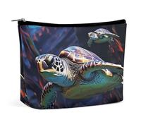HJUQNGF Hedgehog Watercolor Painting Cosmetic Bag Portable Toiletry Bag Large Capacity Travel Makeup Bags Beauty Makeup Organizer for Full-Sized Shampoo Conditioner Brushes Set Makeup Accessories, A