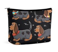 HJUQNGF Hedgehog Watercolor Painting Cosmetic Bag Portable Toiletry Bag Large Capacity Travel Makeup Bags Beauty Makeup Organizer for Full-Sized Shampoo Conditioner Brushes Set Makeup Accessories, I
