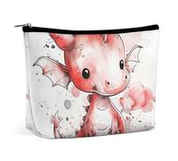 HJUQNGF Ink Style Dragon Cosmetic Bag Portable Toiletry Bag Large Capacity Travel Makeup Bags Beauty Makeup Organizer for Full-Sized Shampoo Conditioner Brushes Set Makeup Accessories