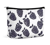 HJUQNGF Lie on The Floor Cosmetic Bag Portable Toiletry Bag Large Capacity Travel Makeup Bag Beauty Makeup Organizer for Full-Sized Shampoo Conditioner Brushes Set Makeup Accessories, Dark Purple