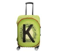 HJUQNGF Luggage Covers for 19-32 Inch, Kiwi Art Pattern Suitcase Protector, Stretchable Durable Travel Luggage Cover, Washable Anti-Scratch Travel Bag Protector, white, Small, Flower and Animals