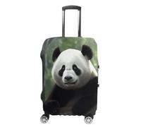 HJUQNGF Luggage Covers for 19-32 Inch, Lovely Panda Suitcase Protector, Stretchable Durable Travel Luggage Cover, Washable Anti-Scratch Travel Bag Protector, white, L, Flower and Animals